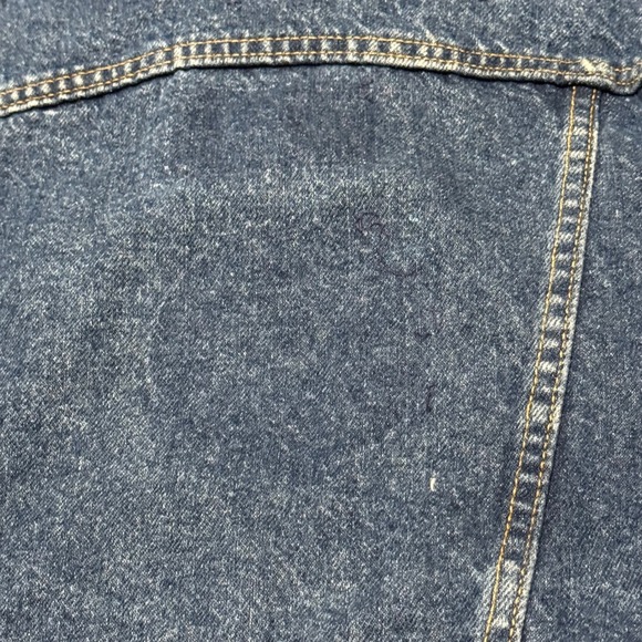 Vintage Levi's Youth 57510 Denim Trucker Jacket Blanket Lined USA Size M - Picture 8 of 8